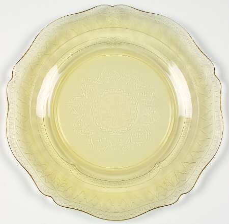 Patrician Amber Luncheon Plate