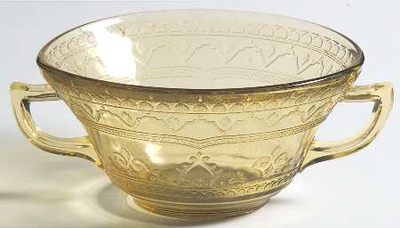 Patrician Amber Cream Soup Bowl
