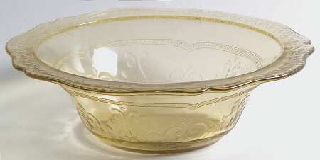 Patrician Amber 8" Large Fruit Bowl