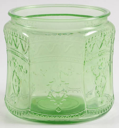 Patrician Green Cookie Jar No Lid