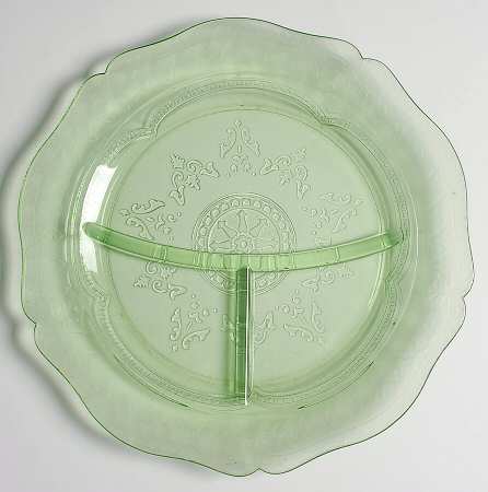 Patrician Green Grill Plate