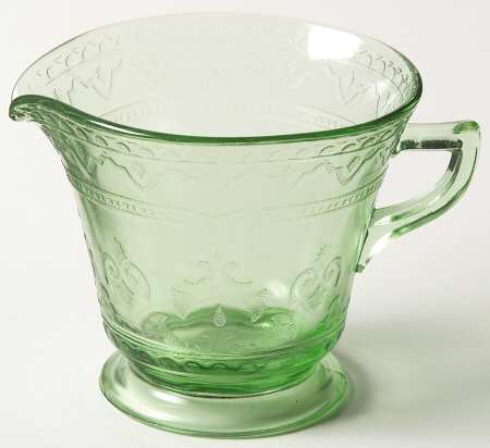 Patrician Green Footed Creamer