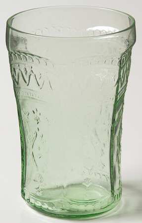 Patrician Green 9 Oz Flat Tumbler