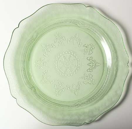 Patrician Green Dinner Plate