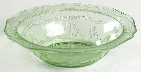 Patrician Green 5" Small Fruit/Dessert Bowl