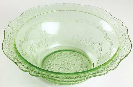 Patrician Green 8" Large Fruit Bowl