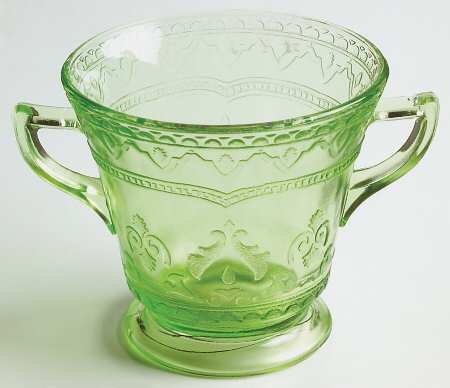 Patrician Green Footed Open Sugar
