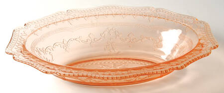 Patrician Pink 10" Oval Vegetable Bowl
