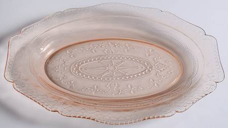Patrician Pink 11" Oval Platter