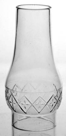 Petal Clear (2 Piece) Candle Lamp Chimney
