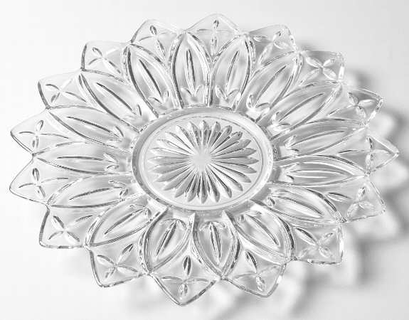 Petal Clear Sandwich Plate