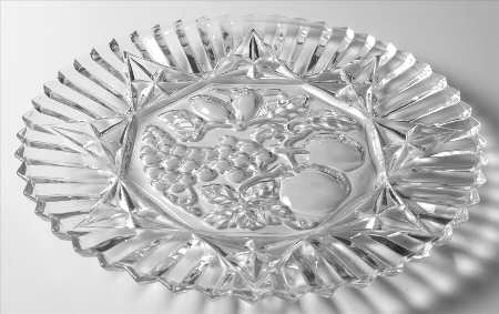 Pioneer Clear 11" Sandwich Plate