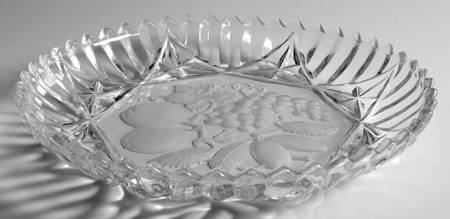 Pioneer Clear 11" Shallow Round Bowl