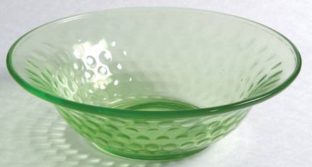Raindrops Green Cereal Bowl