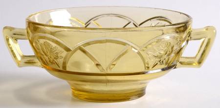 Rosemary Amber Cream Soup Bowl