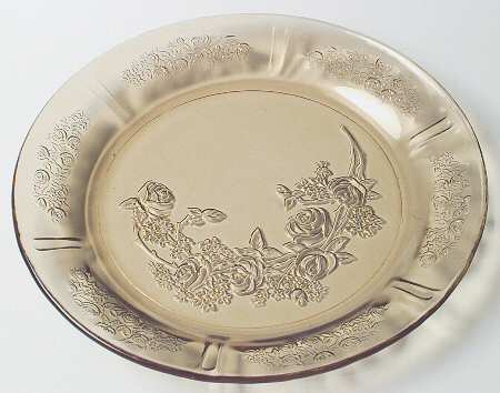 Sharon Amber Dinner Plate