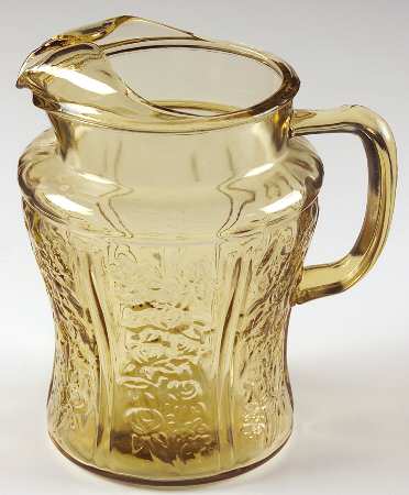 Sharon Amber 80 Oz Ice Lip Pitcher