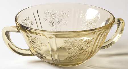 Sharon Amber Cream Soup Bowl