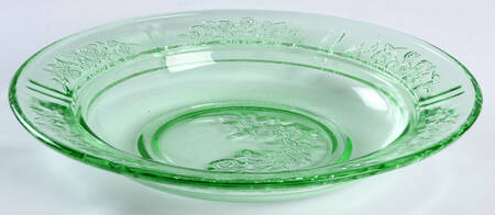 Sharon Green Round Butter Dish No Lid
