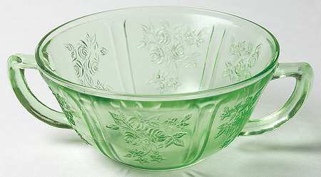 Sharon Green Cream Soup Bowl