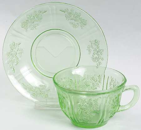 Sharon Green Cup & Saucer Set