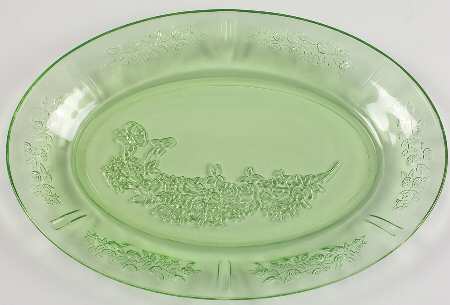 Sharon Green 12" Oval Platter