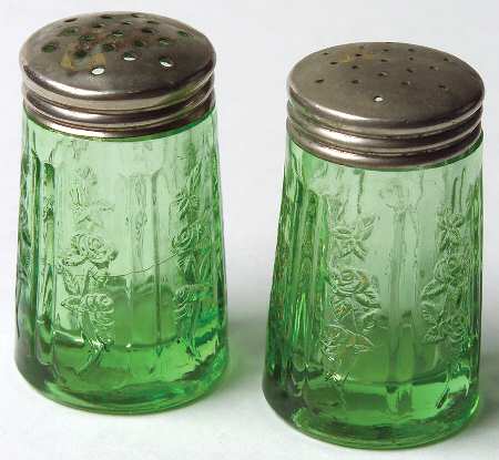Sharon Green Shaker Set w/Metal Lids