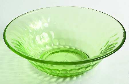 Thumbprint Green Cereal Bowl