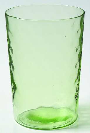 Thumbprint Green 8 Oz Flat Tumbler
