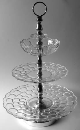 Yorktown (Colonial) 3 Tier Serving Tray (SAN11, LP, FR)