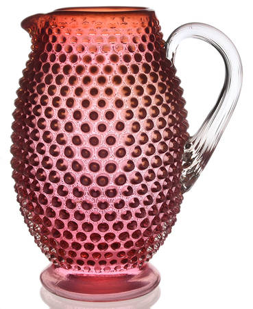 Hobnail Cranberry (Opalescent) by Fenton