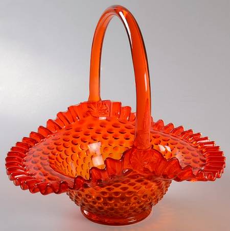 Hobnail Orange by Fenton