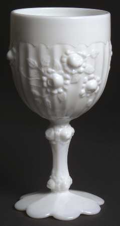 Rose Milk Glass by Fenton