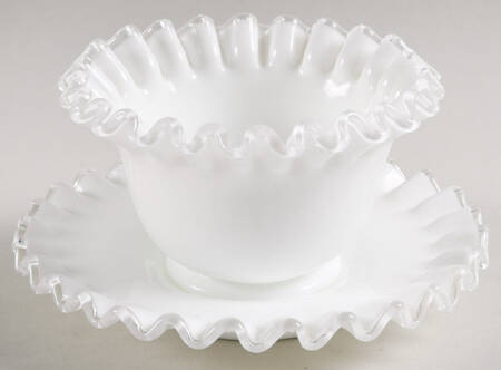Silver Crest Mayonnaise Bowl and Underplate