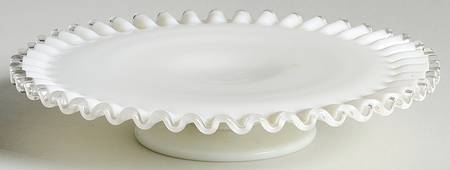 Silver Crest Footed Cake Plate