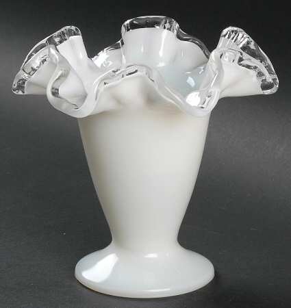 Silver Crest 4" Double Crimped Vase