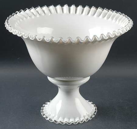 Silver Crest Punch Bowl with Stand