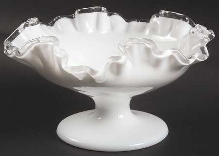 Silver Crest Round Compote (Height X Width)