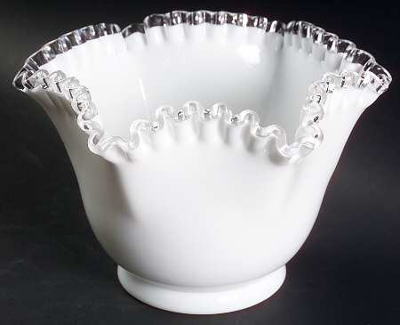Silver Crest 8" Round Crimped Bowl