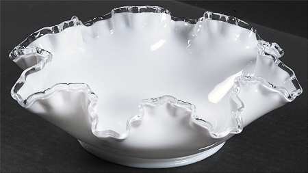 Silver Crest 9" Round Bowl