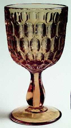 Thumbprint Colonial Amber by Fenton
