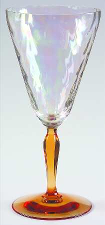 5082-5282 Amber (Iridized Bowl) by Fostoria