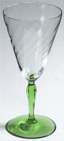 5082-5282 Green (Green Stem) by Fostoria