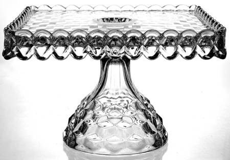 American Clear (Stem 2056) Square Cake Stand