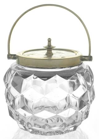 American Clear (Stem 2056) 3" Rose Bowl & Metal Lid