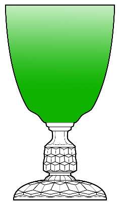 American Lady Green (Stem 5056) by Fostoria