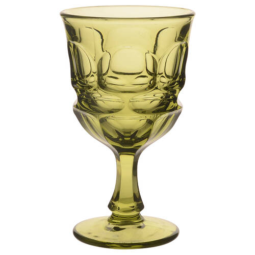 Argus Green (Stem 2770) Water Goblet by Fostoria