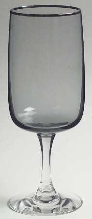 Cherish (Gray Bowl, Platinum Trim) by Fostoria