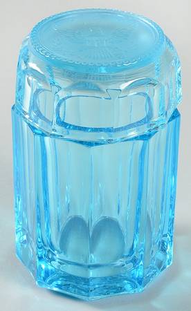 Coin Glass Dark Blue (Older) Cigarette Holder & Ashtray Lid (Has Slot)