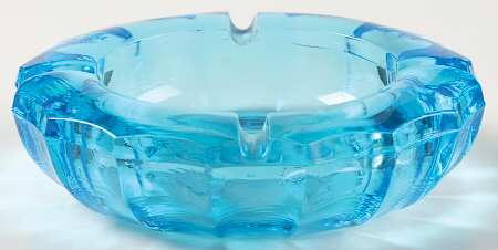 Coin Glass Dark Blue (Older) Ashtray